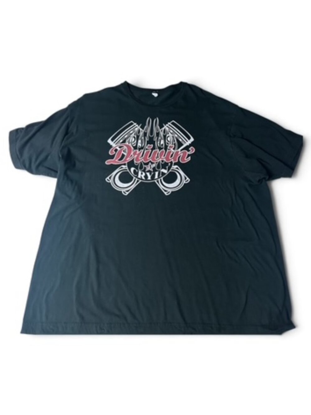 Y2K Drivin N Cryin 2XL Black SS T-Shirt Y2K